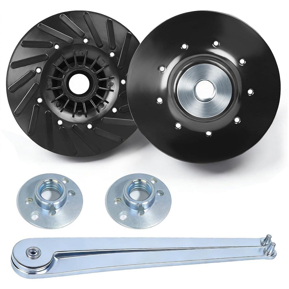 4.5 in. Polypropylene Angle Grinder Backing Pad with Spiral Rib Design for Resin Fiber Disc 2 Pieces Pack price history on PriceWatchPro