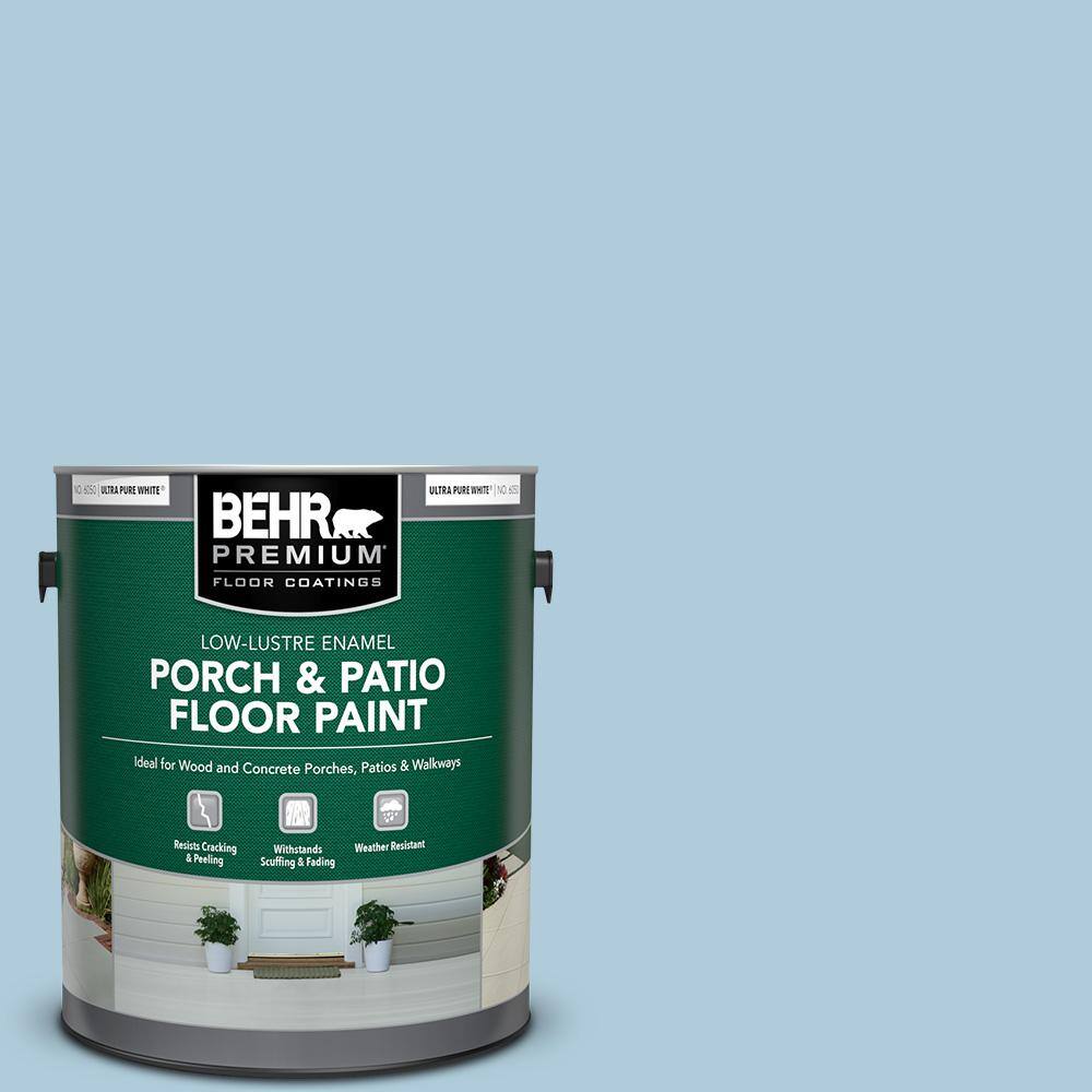 1 gal. #S500-2 Essex Blue Low-Lustre Enamel Interior/Exterior Porch and Patio Floor Paint price history on PriceWatchPro