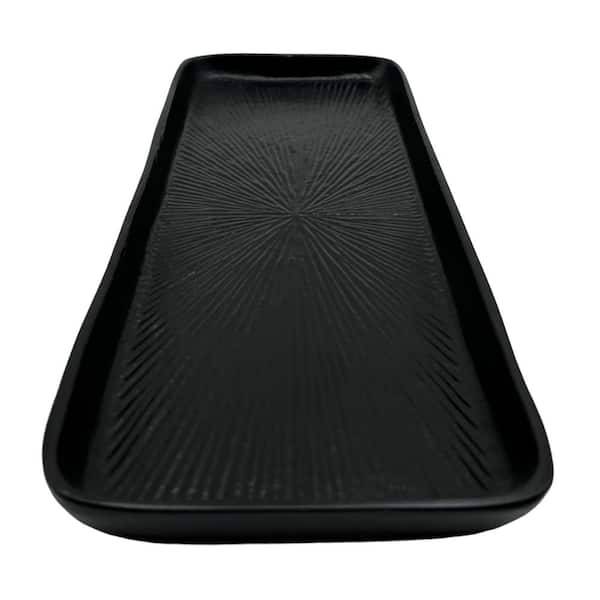 Aluminum Black Decorative Modern Tray
