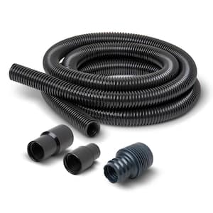 10 ft. Vacuum Hose Dust Collection Kit for Woodworking Power Tools, Wet/Dry Work Shop Vacuums, Miter Saw and Table Saw