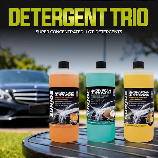 Sun Joe Pressure Washer Auto Snow Foam Detergent with Pineapple
