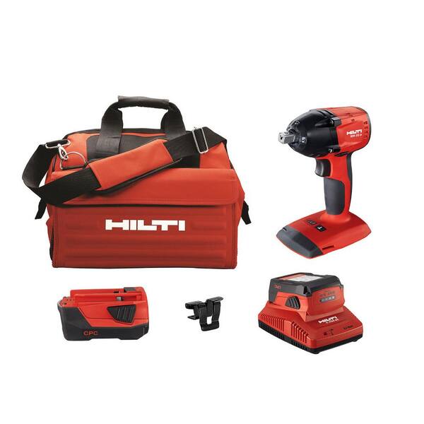 Hilti 22-Volt SIW Advanced Cordless 3/8 in. Brushless Impact Wrench with 3.0 Lithium-Ion Battery, Charger and Bag