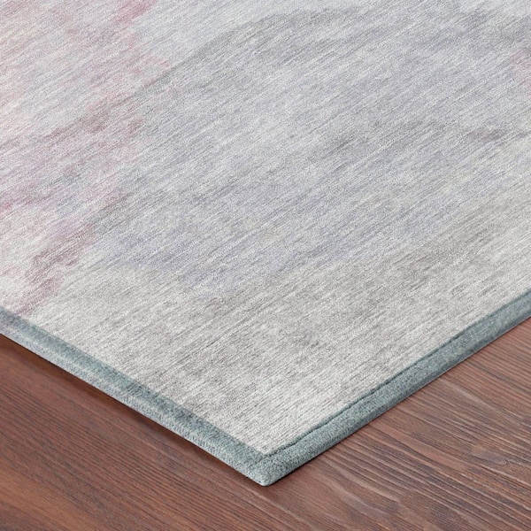 Chantille Machine Washable Indoor/Outdoor Abstract ACN2443 Blush 2 ft. x 7 ft. Runner Rug