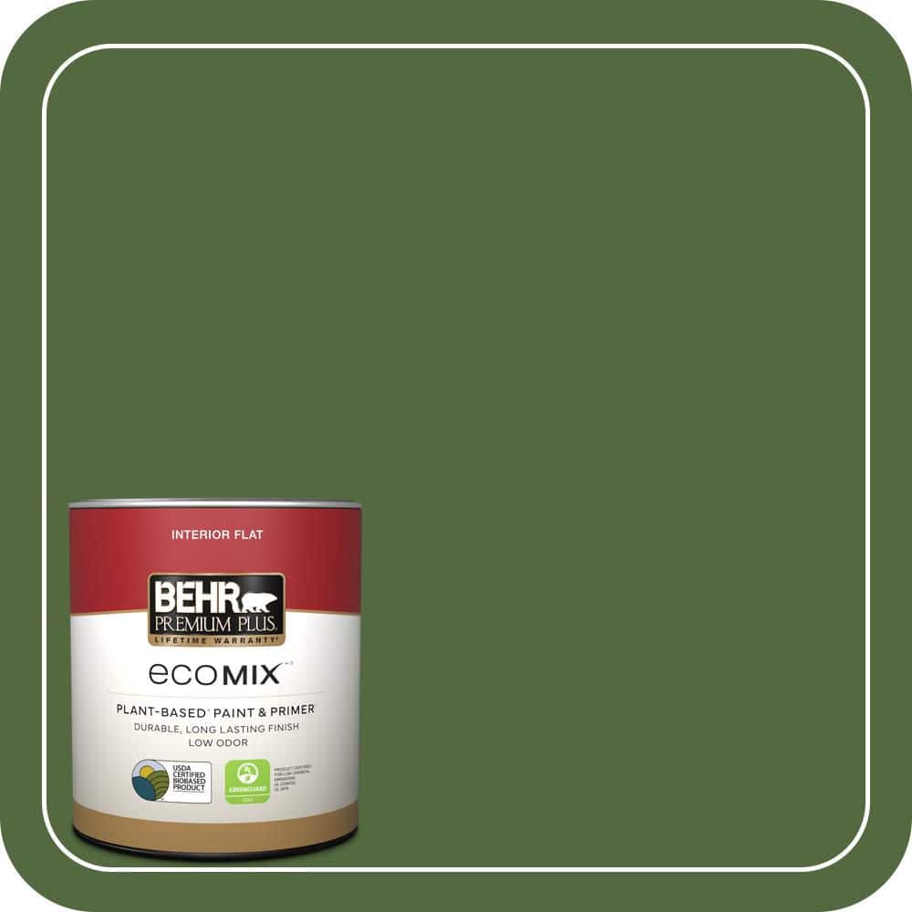 1 qt. #M380-7 Alfalfa Extract Flat EcoMix Plant-Based Interior Paint & Primer price history on PriceWatchPro