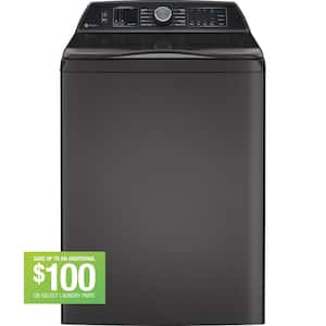 Profile 5.4 cu. ft. High-Efficiency Smart Top Load Washer in Diamond Gray with Quiet Wash Dynamic Balancing Technology