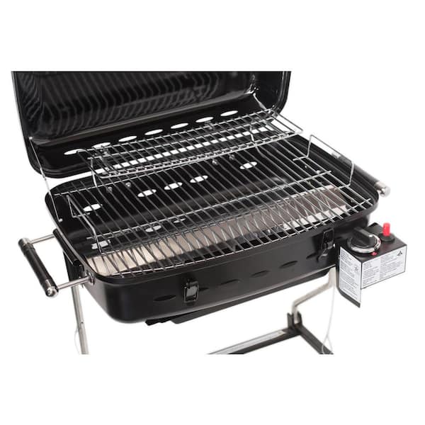 Garantie zonsondergang de eerste Reviews for Flame King RV Mounted BBQ Gas Side Mount Portable Propane Grill  in Black - The Home Depot