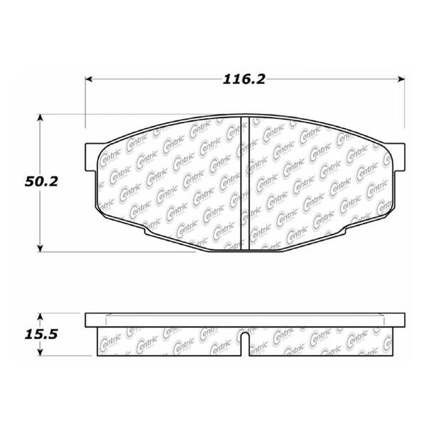 Centric Parts Disc Brake Pad Set