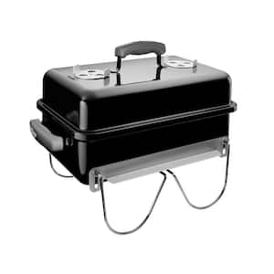 Go-Anywhere Portable Charcoal Grill in Black