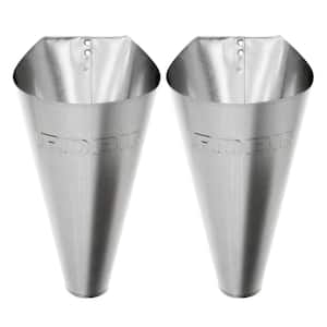 Medium Poultry Galvanized Steel Restraining Cones (2-Pack)