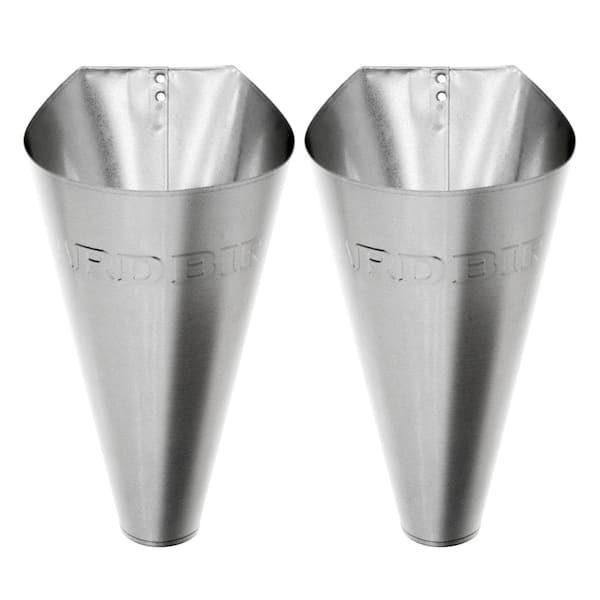 Medium Poultry Galvanized Steel Restraining Cones (2-Pack)