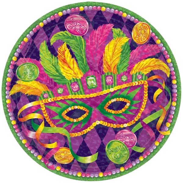 mardi gras plates china