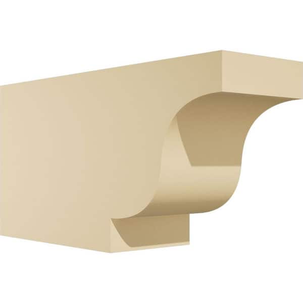 Ekena Millwork Standard Newport 6 in. W x 10 in. H x 20 in. D Signature Urethane Rafter Tail Outlooker