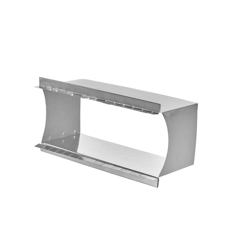 Universal 10 in. x 4 in. Galvanized Steel Register Box Saddle