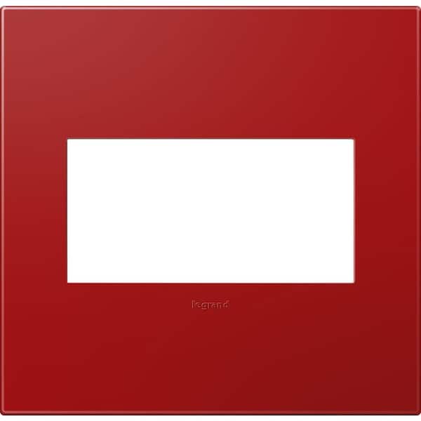 Legrand adorne 2 Gang Decorator/Rocker Wall Plate, Cherry (1-Pack)