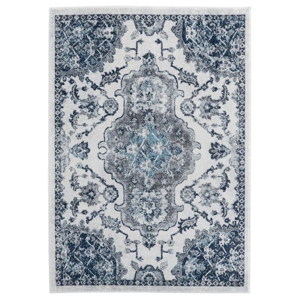 United Weavers Bali Melaya Ivory 5 ft. 3 in. x 7 ft. 2 in. Area Rug