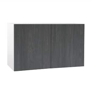 Quick Assemble Modern Style, Carbon Marine 33 x 15 in. Wall Bridge Kitchen Cabinet (33 in. W x 12 in. D x 15 in. H)