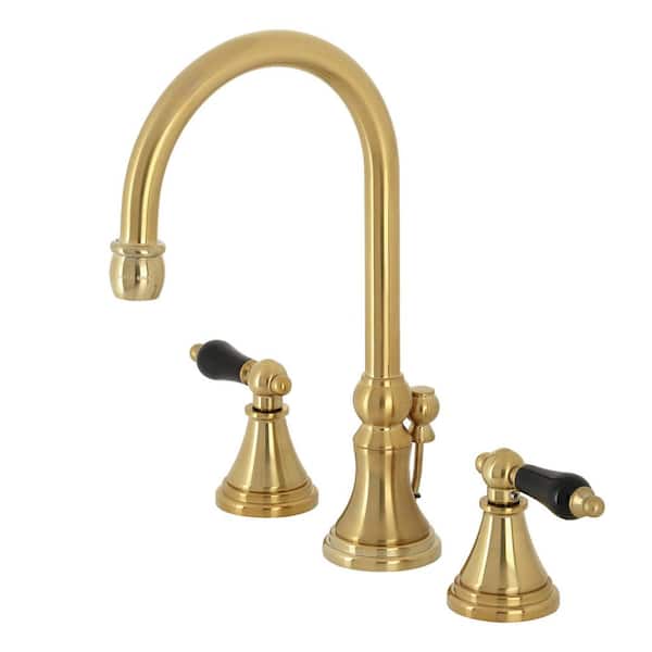 Kingston Brass Duchess 8 in. Widespread 2-Handle Bathroom Faucet in Brushed Brass