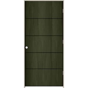 36 in. x 80 in. Left-Hand Solid Core Juniper Composite Single Prehung Interior Door