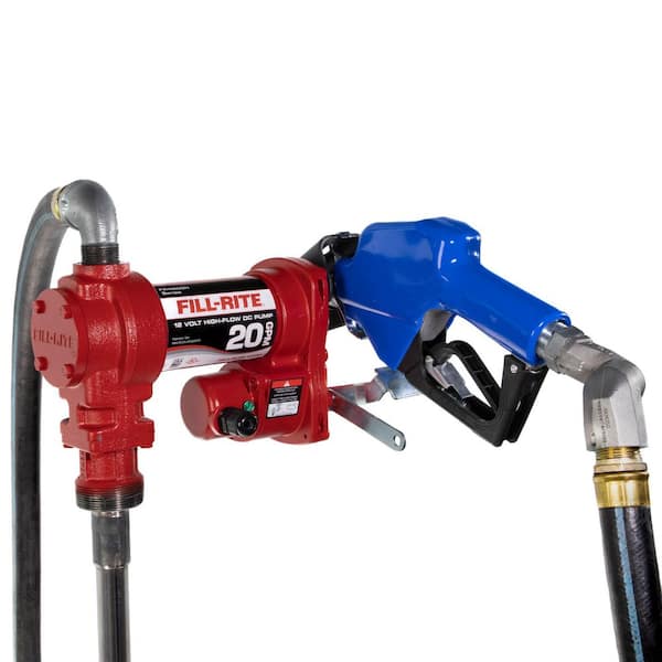 FILL-RITE 12-Volt 20 GPM 1/4 HP Fuel Transfer Pump (Arctic Package)