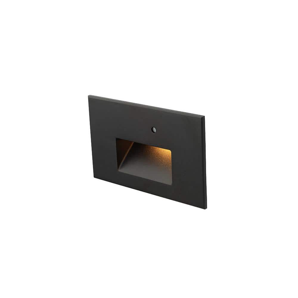 Black Dimmable LED Step Light with Photocell Sensor