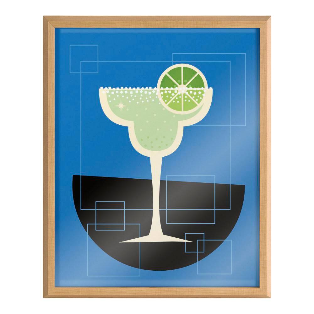 Natural Framed Margarita Print on Canvas, 16" x 20"