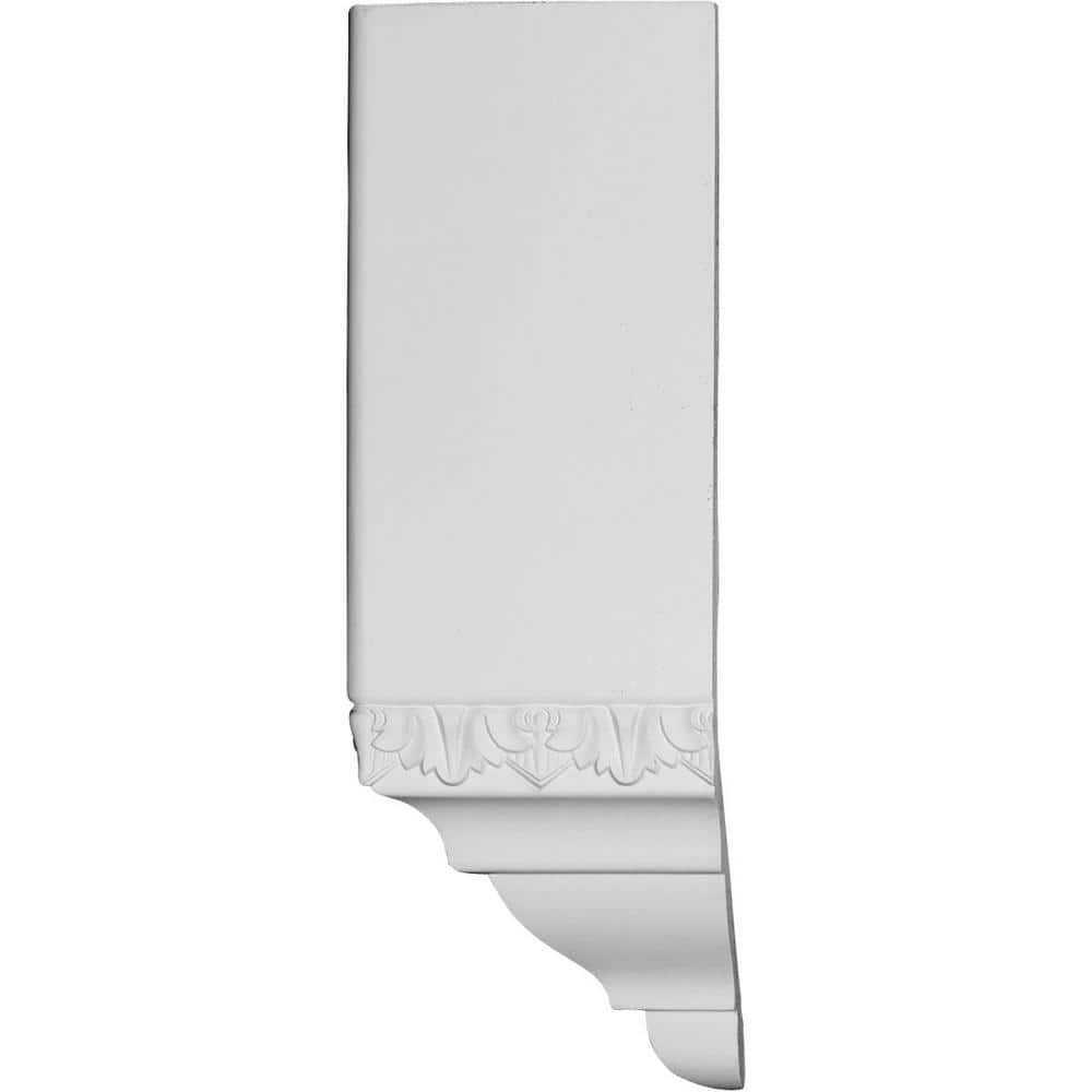 White Decorative Crown Moulding Inside Corner 13.25"