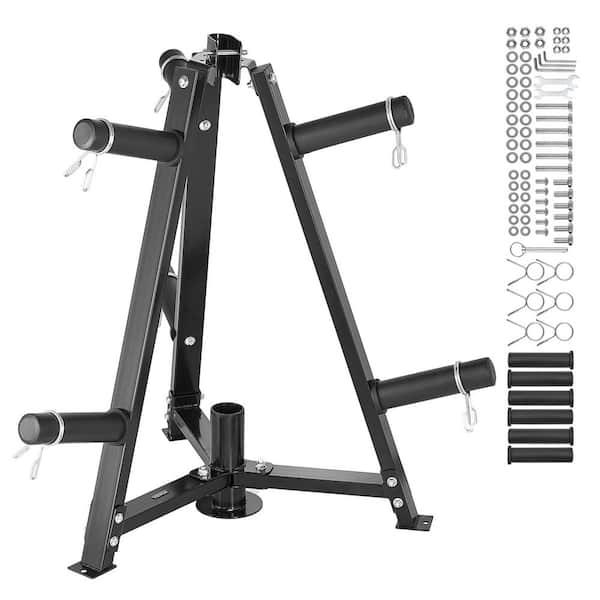 Weight Plate Rack, Weight Plate Tree for 2 in. Weight Plates, Standard Weight Plate Tree, 300 lbs. Load Capacity Weight
