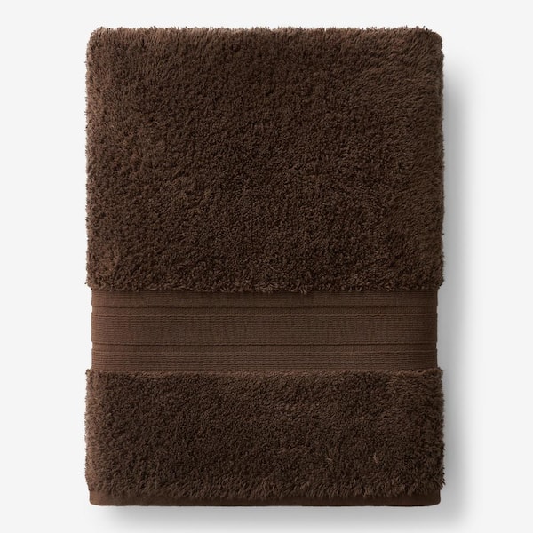 Company Cotton Espresso Solid Turkish Cotton Bath Sheet