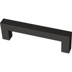 Simple Modern Square 3-3/4 in. (96 mm) Matte Black Cabinet Drawer Pull (30-Pack)