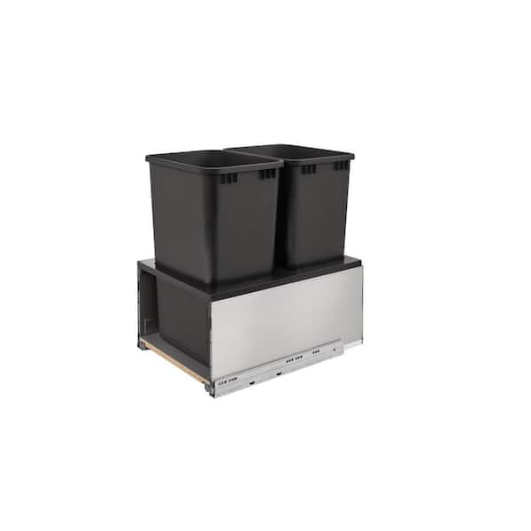 50 Qt. Stainless Steel LEGRABOx and Black Double