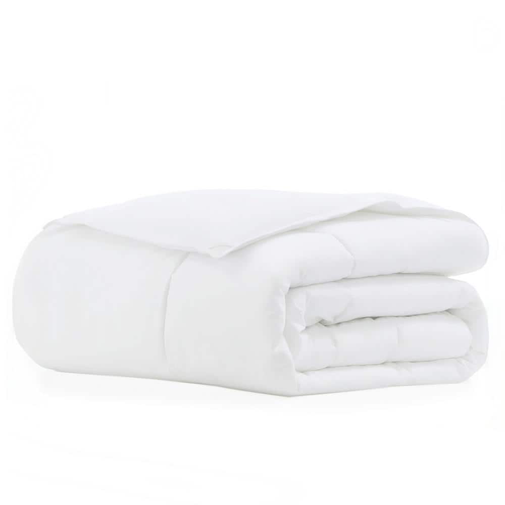 Twin White Cotton Down Alternative Comforter