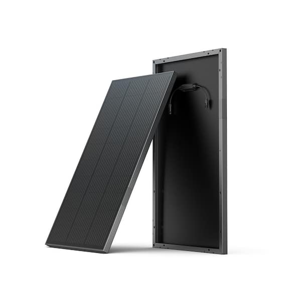 EcoFlow 2 Piece 100-Watt Monocrystalline Silicon Rigid Solar Panel