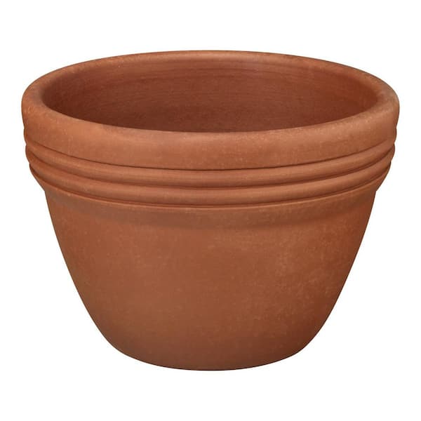 16 in. Clay Multi-Ring Pot AT-1037C - The Home Depot