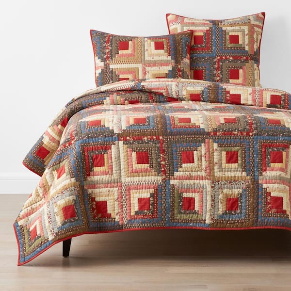 The Company Store Amanda Patchwork Multi King Cotton Quilt