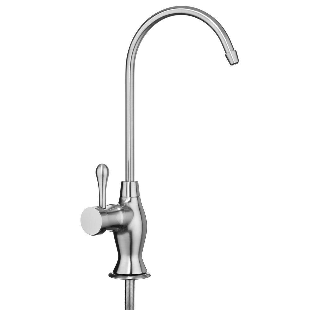 Brondell Sequoia Single Handle Water Filtration Beverage Faucet with Universal LED Filter Change