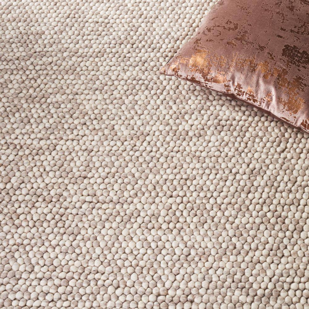 Natura Beige 10 ft. x 10 ft. Gradient Round Area Rug - thumbnail 5