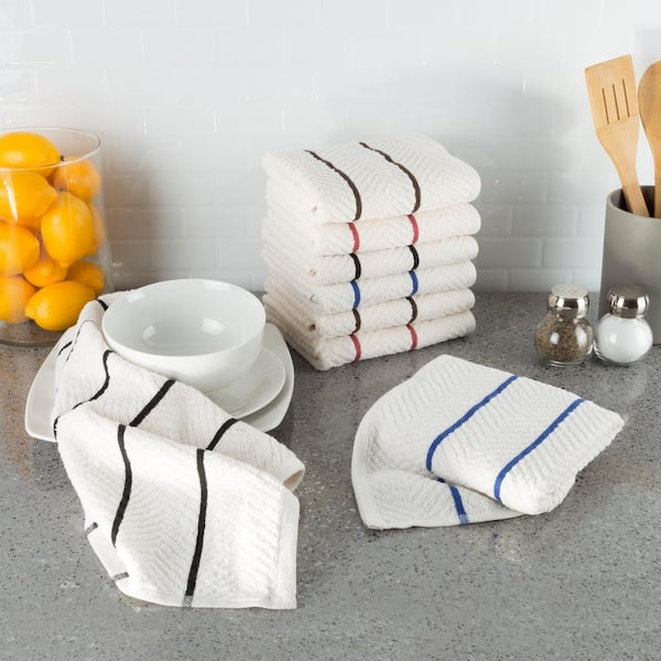 Kitchen Rags, Mixed Color Absorbent Oil-proof Square Cloth
