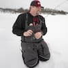 Eskimo Roughneck Ice Fishing Bibs, Men's, Forged Iron, Medium 340530023211  - The Home Depot