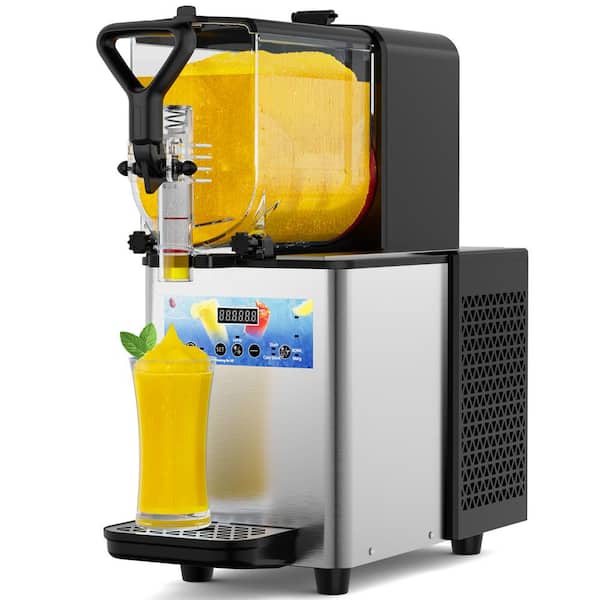 106 oz. Stainless Steel Snow Cone Machine Commercial Slushy Machine 3L x 1 Tanks Frozen Drink Machine Margarita