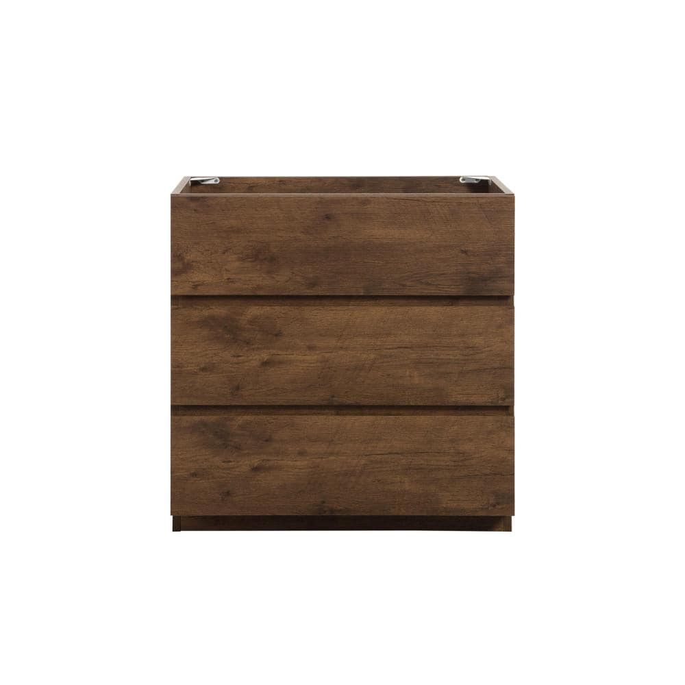 30 in. Bath Vanity Cabinet without Top in Walnut Assembled price history on PriceWatchPro