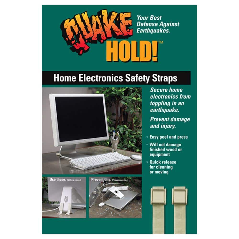 Quake Hold! Your Best Defense Against Earthquakes. Furniture Safety Straps