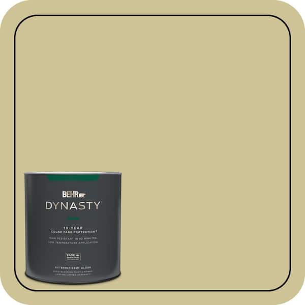 BEHR DYNASTY 1 qt. #390F-4 Outback Semi-Gloss Enamel Exterior Stain-Blocking Paint & Primer