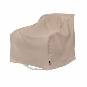 Basics Patio Swivel Lounge Chair Cover, 37.5 in. L x 39.25 in. W x 38.5 in. H, Beige