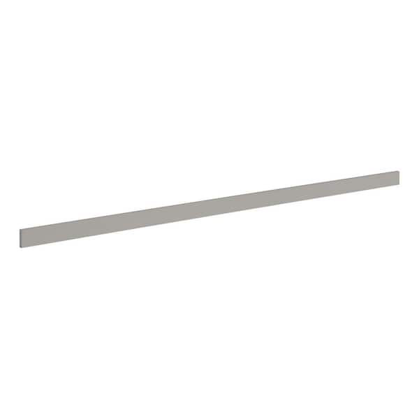 Hampton Bay Avondale 3 in. W x 91.5 in. H Cabinet Filler in Dove Gray ...