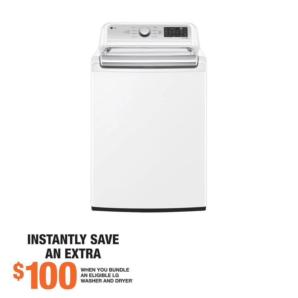 Reviews for LG 5.5 cu. ft. SMART Top Load Washer in White with Impeller