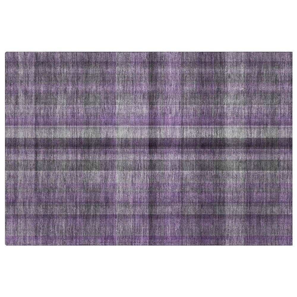 Dream Shag Premium Machine Washable Abstract ADS548 Purple 3 ft. x 4 ft. Area Rug price history on PriceWatchPro
