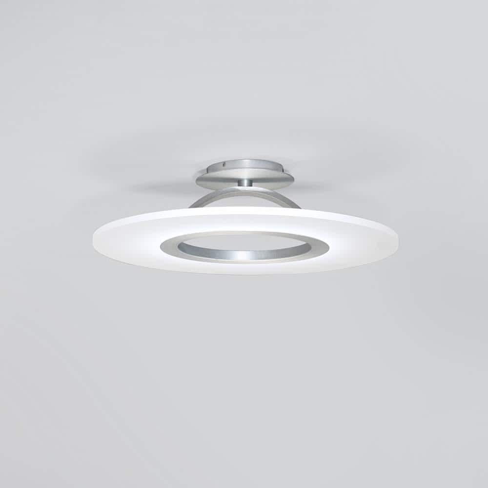 Elektron 20" Brushed Aluminum LED Drum Pendant Light