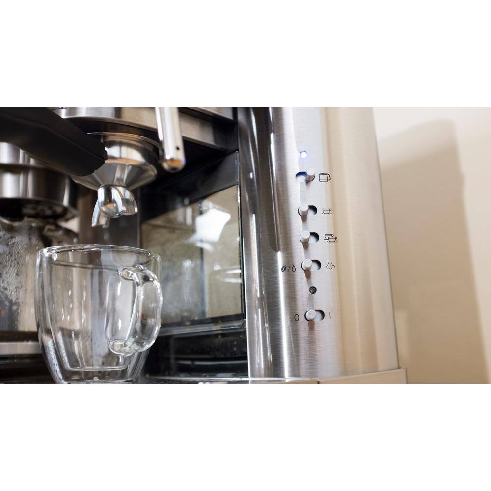 Espressione Stainless Steel Automatic Pump Espresso Machine With Thermo