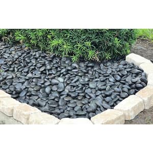 Polished Pebbles - Black - Landscape Rocks - Landscaping Supplies 