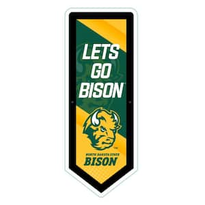 9 in. x 23 in. North Dakota State University Pennant Plug-in LED Lighted Sign